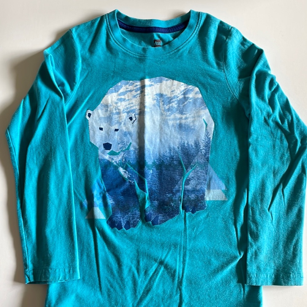 Tea Collection Boys Youth Size 10 Long-Sleeve Tee